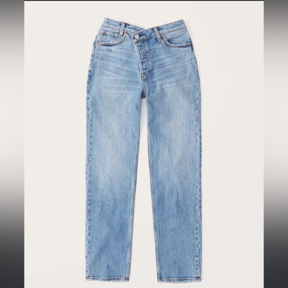 Abercrombie & Fitch Curve Love The Dad High Rise Size 25